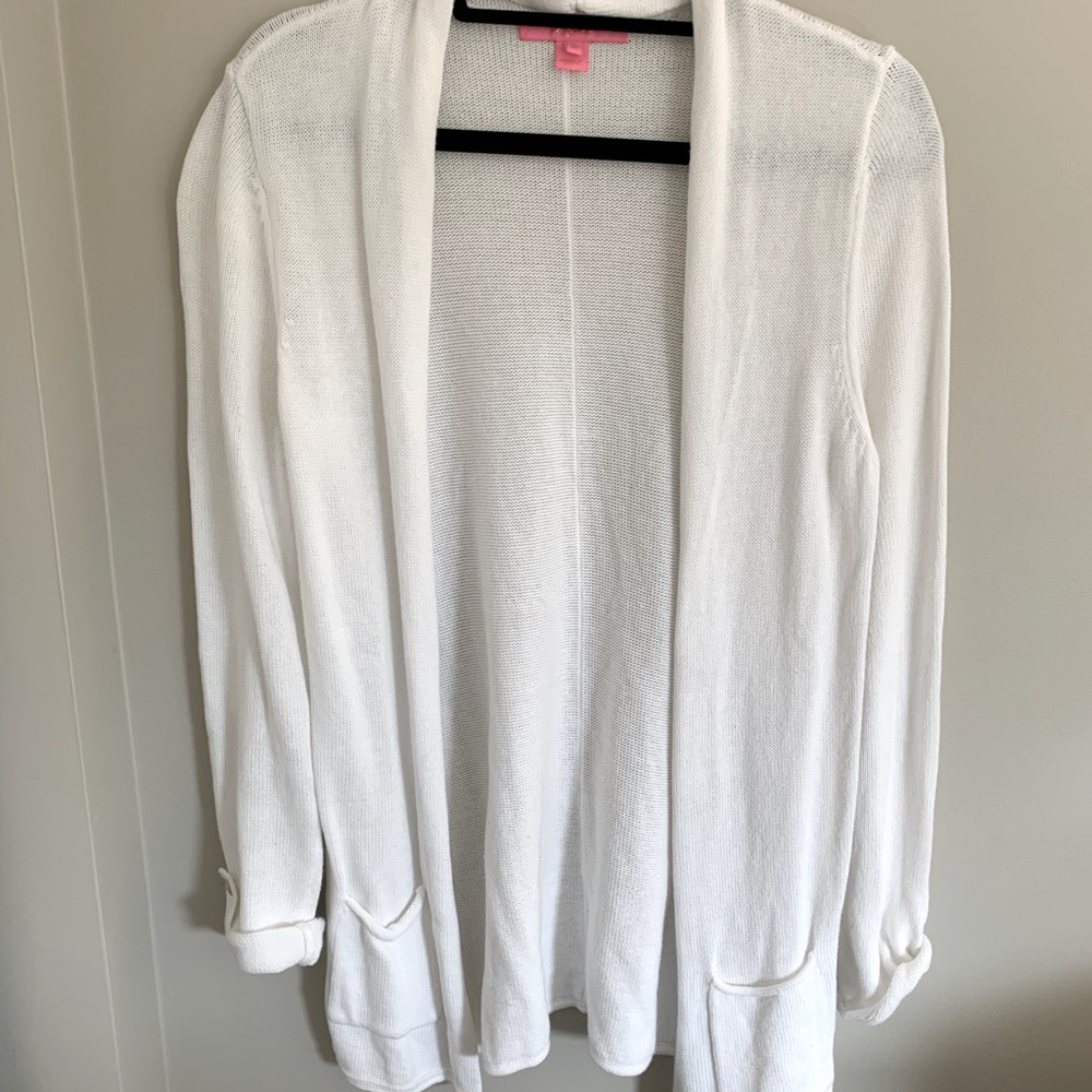 Lilly Pulitzer White Cardigan